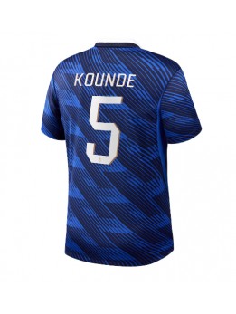 Billige Frankrike Jules Kounde #5 Hjemmedrakt VM 2026 Kortermet Billige Frankrike Jules Kounde #5 Hjemmedrakt VM 2026 Kortermet